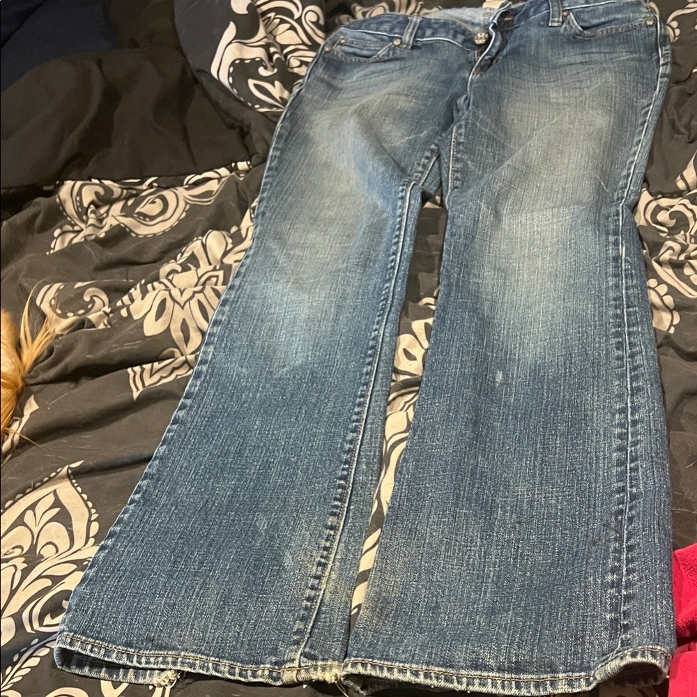 Gap Curvy Flare Blue Jeans, Size 4R